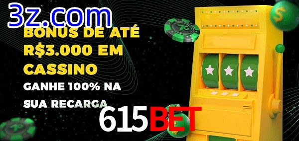 615BET melhor bônus de depósito