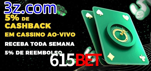 Promoções do cassino ao Vivo 615BET